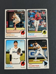 2022 Topps Heritage Short Print HN  Kervin Castro Rookie + 3  ShortPrint HN. 