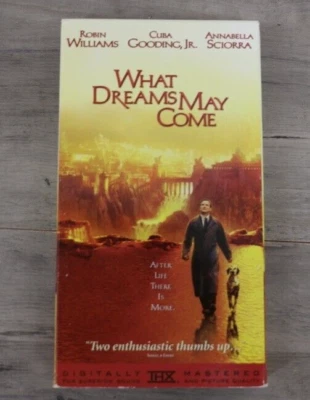 VINTAGE What Dreams May Come VHS Tape Movie 1999 Robin Williams Cuba Gooding Jr - Image 1 of 3
