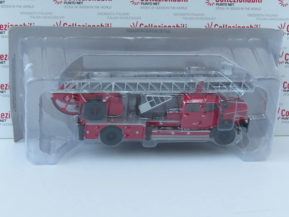 DIE-CAST 1:43 CAMION POMPIERI AUTOSCALA KRUPP DL52 METZ GERMANIA EST 1955 - #34 - Immagine 1 di 1