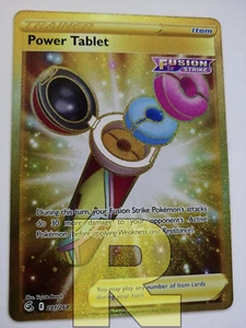 Energetic Tablet ® Fusion Shot 281/264 ® Rare Secret Gold ® English - Picture 1 of 3