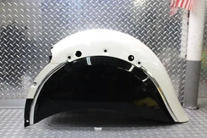 2014 INDIAN CHIEFTAIN REAR FENDER 1019209-266 BLACK WHITE - Picture 1 of 11