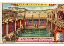 S1154 - CHROMO LIEBIG - 1912 ""WATER AMONG THE ANCIENT ROMANS AND EEGYPTIANS"": 4.