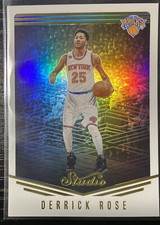 2016-17 Panini Studio Derrick Rose #47 -1