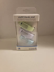 NUEVO Garmin Vivofit 2 Bandas de Repuesto Paquete de 3 Tamaño Pequeño Verde Lavanda Azul - Imagen 1 de 6