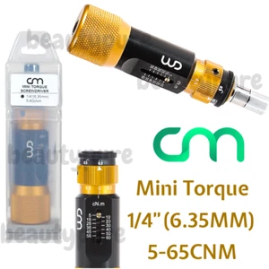 Destornillador hexagonal ajustable CM 1/4" 6,35 mm mini par métrico 5-60cNm nuevo en caja  - Imagen 1 de 1