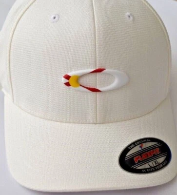 Oakley ¡GRAN VENTA! Sombrero Tincan Flag Florida Blanco FOS900141 X/XL Flex Fit Foto 1 de 4