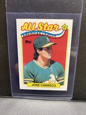 1989 Topps All Star Jose Canseco