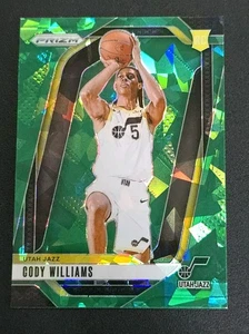 2024-25 Panini Prizm Basketball #232 CODY WILLIAMS RC Green Ice - Picture 1 of 2