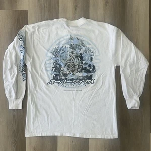 Vintage Y2K Dragon Ball Z 2001 T-shirt Long Sleeves Anime Men’s Size Large - Picture 1 of 7