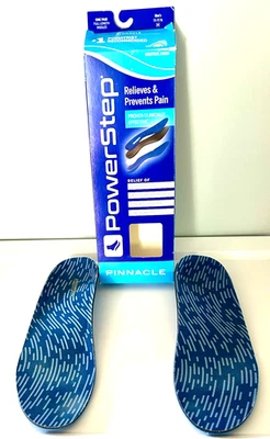 Plantillas de longitud completa Powerstep Pinnacle para hombre 11-11,5 - ¡Excelente estado!! Foto 1 de 4