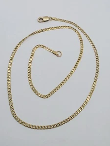 P. LUX 925 Sterlingsilber vergoldet Italien Miami Kubanische Kette Halskette 20" - Bild 1 von 10