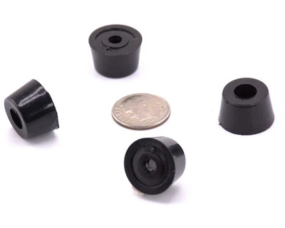 5/8” x 3/8” D X H  Rubber Feet for Heathkit & Eico Electronics Test Equipment - Image 1 of 4