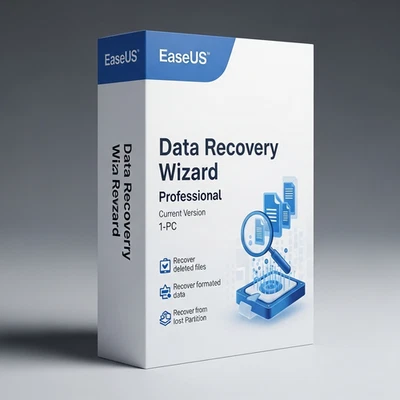 EaseUS Data Recovery  Wizard  Professional Current version   |   1-PC - Image 1 of 4