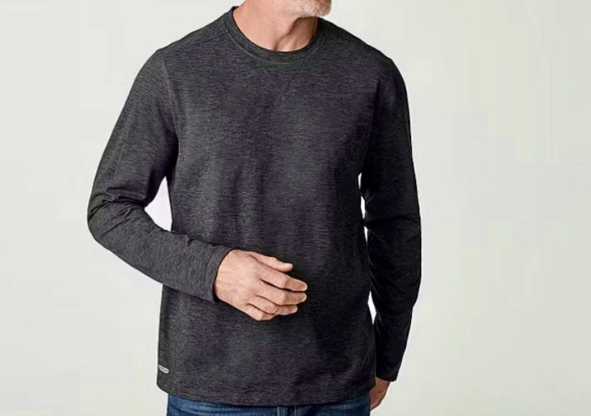 Camisa Activa Free Country Cuello Redondo Manga Larga SUAVE Elastizada Nueva con Etiquetas Precio de venta sugerido por el fabricante $45 Foto 1 de 4