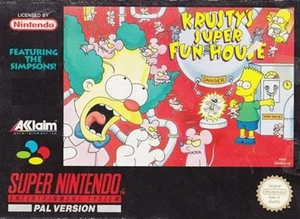 Krustys Super Fun House - Nintendo Super NES SNES Platformer Video Game Boxed - Picture 1 of 1