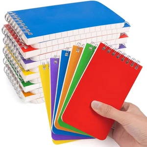 Pocket Notebook Bulk 3x5 Inch, 18 Packs Mini Top Bound Spiral Notepad, Small ... - Picture 1 of 7