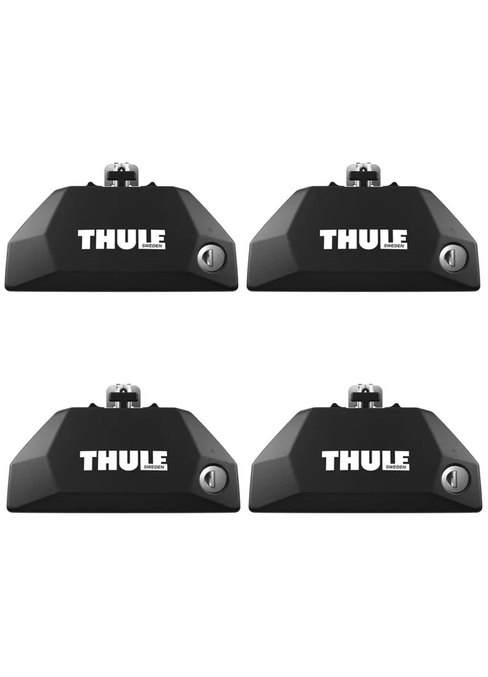 Thule 710600 Evo Flush Rail Foot Pack / Footpack (Set of 4 Feet) NEW IN STOCK - Image 1 of 1