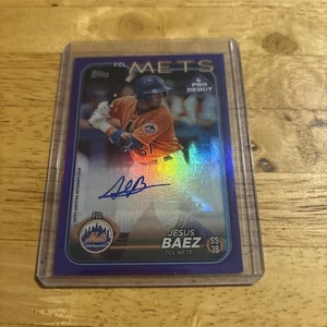 2024 Topps Pro Debutto - Jesus Baez #PD-187 Autografi in lamina viola /299 (AU, RC) - Foto 1 di 2