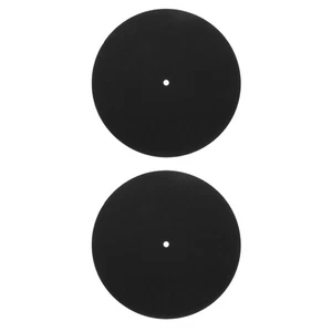2 Stück Plattenschutz Player Platte Matte Turntable Slipmat Vinyl - Bild 1 von 12