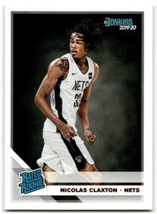 Donruss #229 2019-20 Nicolas Claxton Brooklyn Nets novato - Imagen 1 de 2