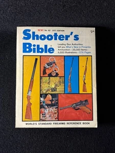 Shooter's Bible #62 1971 Edition, World's Standard Firearms Book - Paperback - Picture 1 of 7