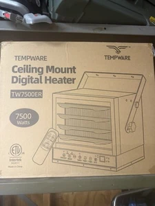 New, 7500-Watt TEMPWARE Ceiling Mounted Electric Heater - Picture 1 of 1