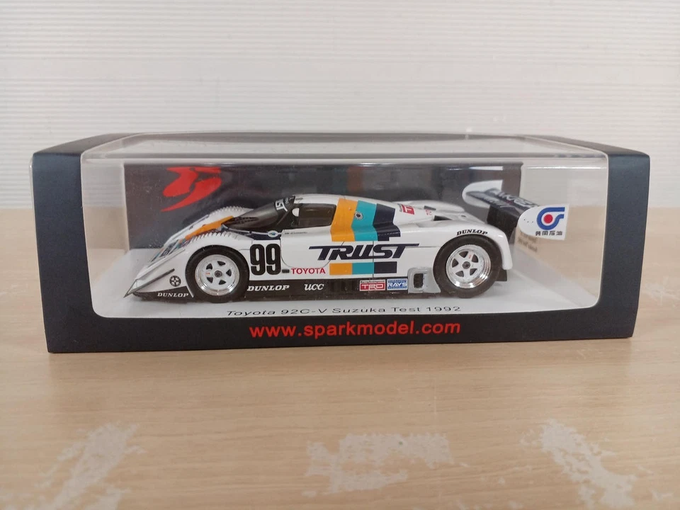 Spark 1/43 Toyota 92C-V 1992 Racing Model Car Collectible Miniature - Image 1 of 3