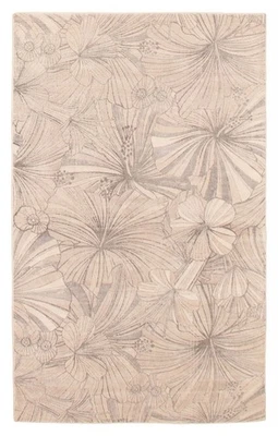 Alfombra oriental tradicional anudada a mano alfombra de seda de 5'0" x 8'1" Foto 1 de 4