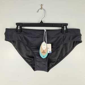 prAna RAMBA Women's Classic Cut Swim Bottom XL in Black UPF50+ NWT - Picture 1 of 9