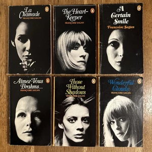 Francoise Sagan 6 Vol Matching UK Penguin PB Set Vintage - Picture 1 of 23
