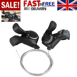 Thumb Gear Shifter 21(3x7) Speed MTB Mountain Bike Shift Set For Shimano SL-TX30 - Picture 1 of 9