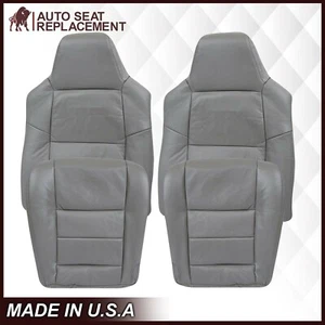2002 2003 2004 2005 Ford Excursion Limited Replacement Leather Seat Cover Gray - Picture 1 of 22
