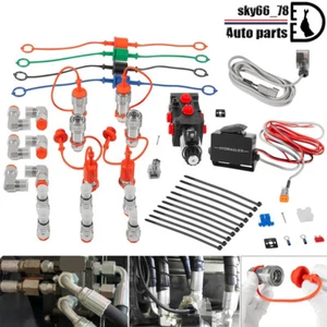 Hydraulic Solenoid Diverter Valve Multiplier Selector with Ag Coupler DV5008RAG - Picture 1 of 16