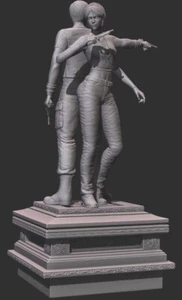 Resident Evil Claire and Steve PAINTED 380 euro/ Unpainted 180 euro PRE ORDER - Imagen 1 de 2