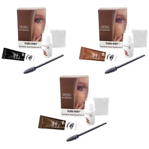 Portable Eyelash Eyebrow Dye Tint Gel Semi Permanent Salon Home Easy Dye - Picture 1 of 22