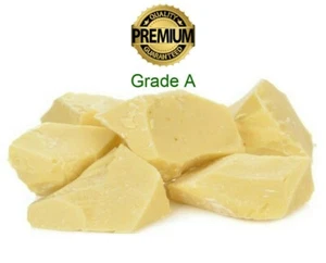 Rohe Kakaobutter 1 Pfund Beutel 100 % reine unraffinierte Bio Schokoladenbohne LEBENSMITTELQUALITÄT - Bild 1 von 4