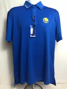 Golden State Warriors NBA Polo Shirt Men's Size Small Blue - Picture 1 of 7