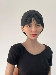 1:6 Asian Star Japanese Girl Head Sculpt Carved For 12"Female Action Figure Body - Picture 1 of 10