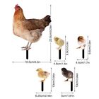 Brand New Sign Poles Garden Decorative Chicken For Backyard For Lawn For Yard