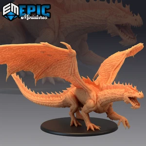 6K Resin 32mm Epic Adult Green Dragon (riesig) für D&D, Rollenspiel - Bild 1 von 2