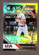 2020 USA Baseball Stars & Stripes Longevity Gold #80 Patrick Bailey /25