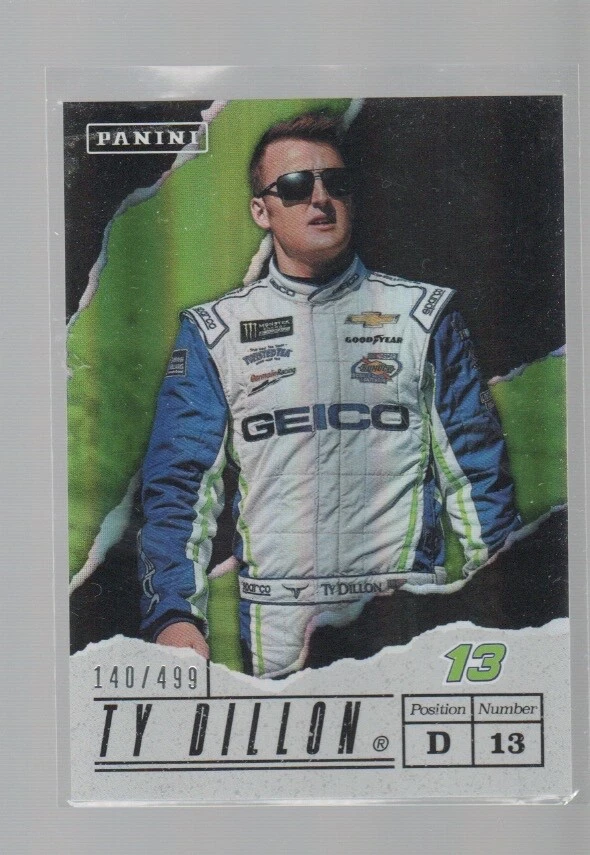 TY DILLON 2017 PANINI FATHER'S DAY FOIL CARD #70  /499 - Image 1 of 1