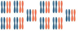 Walkera QR Ladybird Blue Orange Propeller Blades Props 5x Propellers 2 Pack - Picture 1 of 2