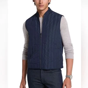 NWT $198 Michael Kors navy blue quilted outdoor vest Size XXL - Picture 1 of 5