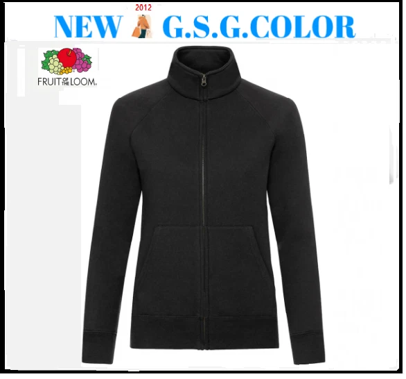 Sudadera Mujer Con Cremallera Completa Fruit Of The Loom - Imagen 1 de 1