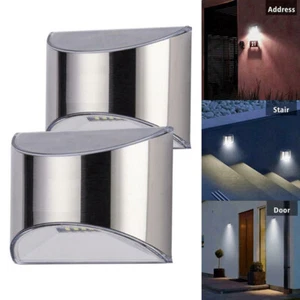 Solar Fence Light Solar Garden Light Wall Light Solar Deck Light Waterproof - Picture 1 of 12