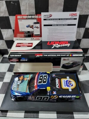 Ty Majeski #98 CURB RECORDS Con Tim Dugger 2024 F150 Scala 1:24 *CROMO* DIN 0001 - Immagine 1 di 4