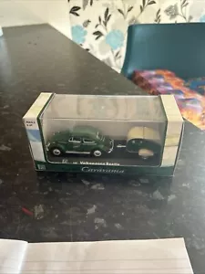 Hongwell Cararama 1:72 Scale Boxed Vintage VW Volkswagen Beetle & Trailer - Picture 1 of 1