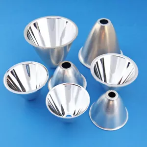 2pc 41mm C8 46mm 50mm 60mm Flashlight DIY Spotlight Cup Reflector Cup - Picture 1 of 10