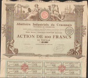 TOP DECO => Abattoirs Industriels du CRAONNAIS, (CHATEAU-GONTIER 53) (N) - Imagen 1 de 1